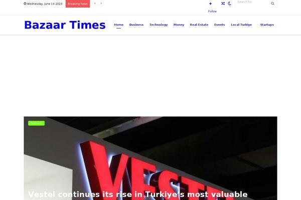 Jannah theme site design template sample
