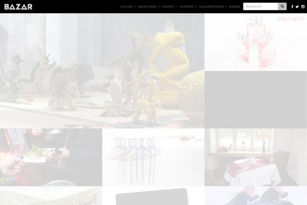 Bazar theme site design template sample