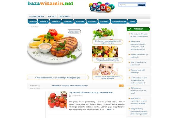 Default Mag theme site design template sample