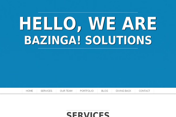 bazingasolutions.com site used Scrn
