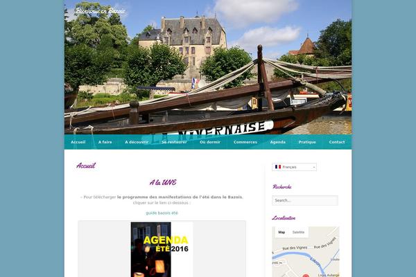 Razor theme site design template sample
