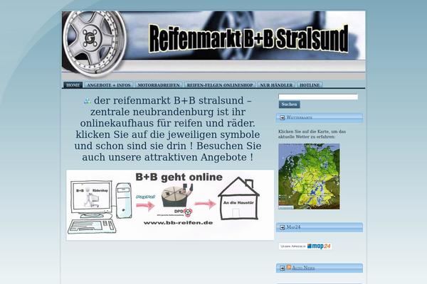 Bb theme site design template sample