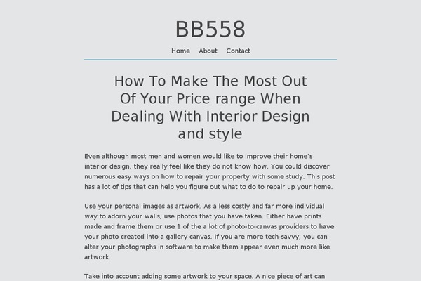 Decode theme site design template sample