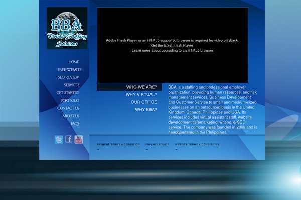 Myriad theme site design template sample