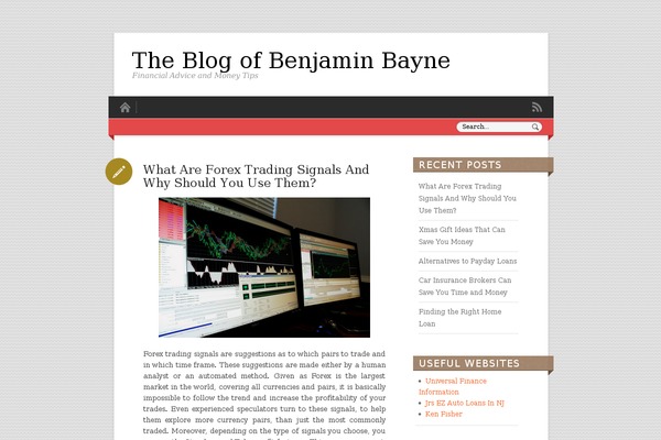 Finance theme site design template sample