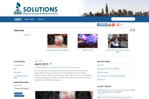 Newsy theme site design template sample