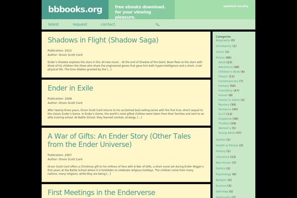 bbbooks.org site used Ebooks