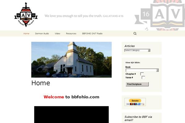 Site using Sermonaudio-widgets plugin