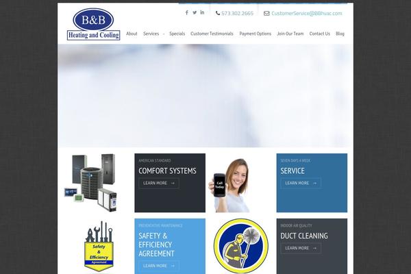 Bretheon theme site design template sample