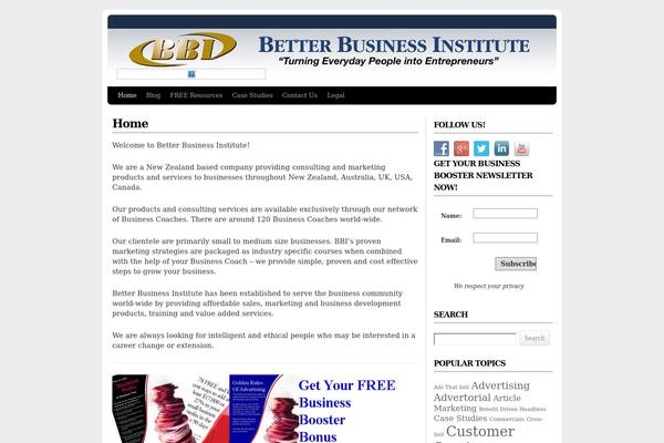 MarketerCMS theme site design template sample