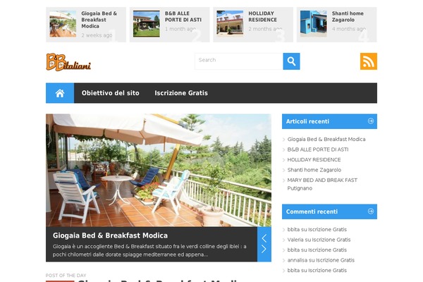 Metro theme site design template sample