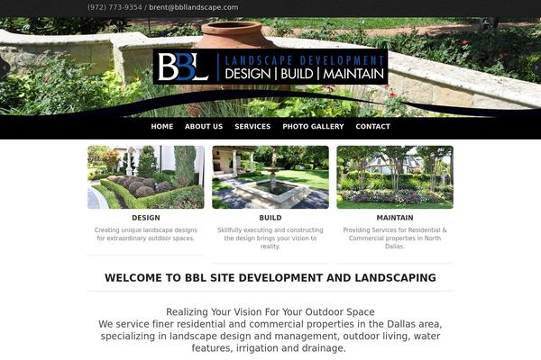 Main theme site design template sample