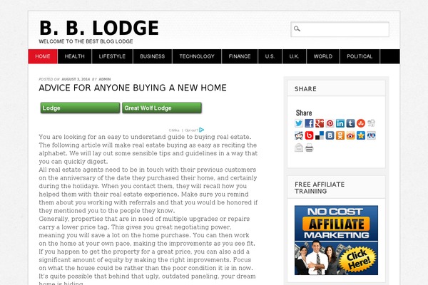 Diginews theme site design template sample