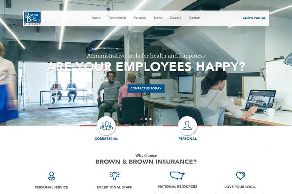 Brown theme site design template sample