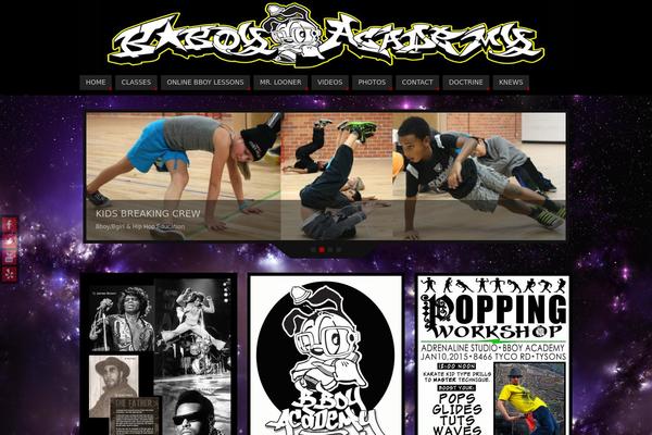 Parabola theme site design template sample