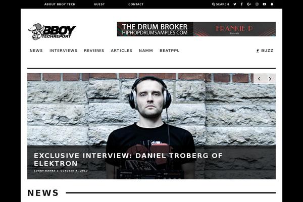 15Zine theme site design template sample