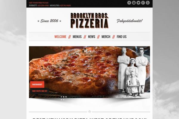 Hipster theme site design template sample
