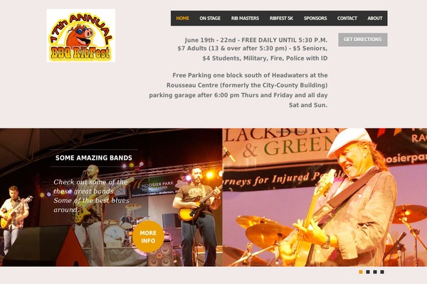 Feast theme site design template sample