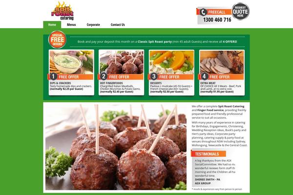 Piquant theme site design template sample