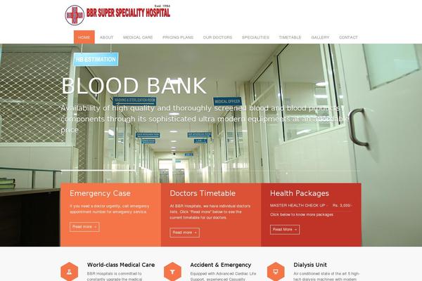 MediCenter theme site design template sample