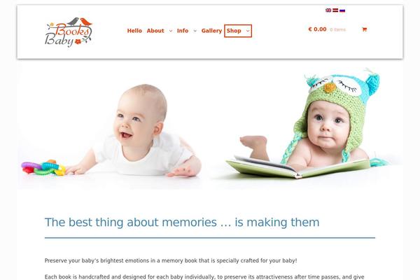 Storefront theme site design template sample