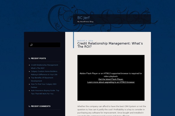 Dusk To Dawn theme site design template sample