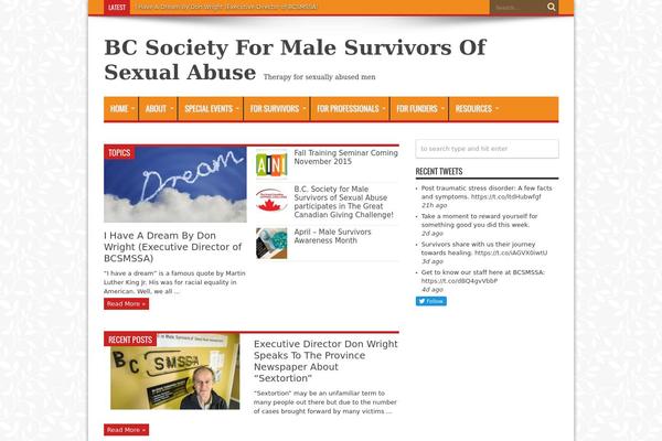 Jarida theme site design template sample