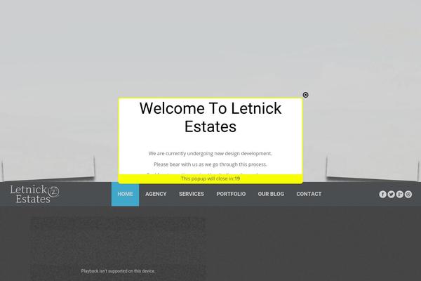 WP Residence theme site design template sample