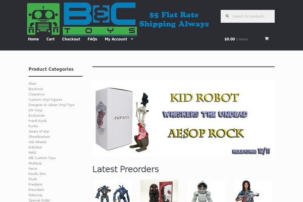 Storefront theme site design template sample