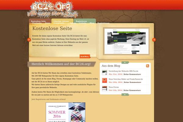 PinThis theme site design template sample