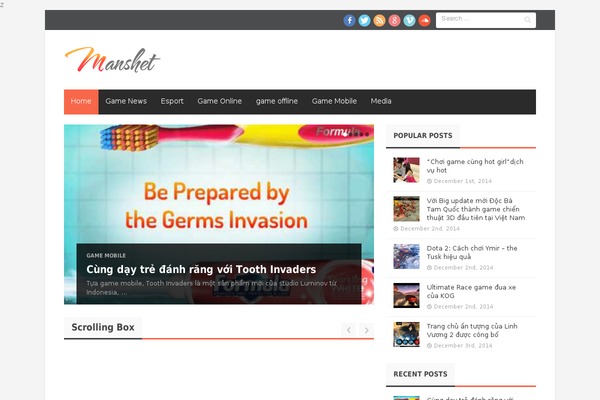 GoMedia theme site design template sample