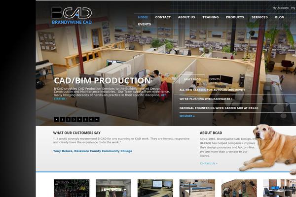 bcad.com site used Wp-zurb
