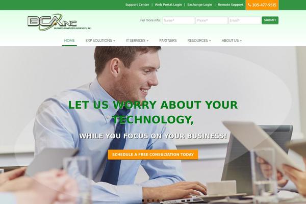 Phoenix Child theme site design template sample
