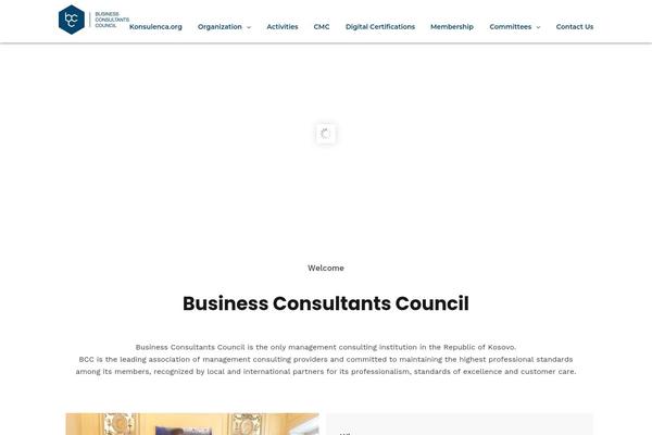 Bcc theme site design template sample