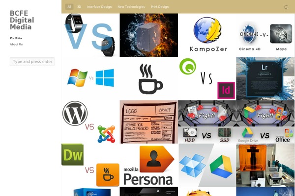 Ink theme site design template sample