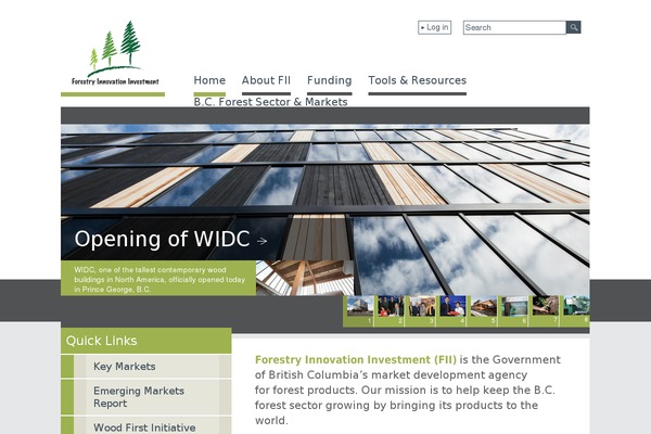 bcfii.ca site used Fii