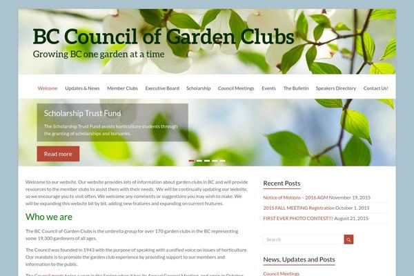 Spacious theme site design template sample