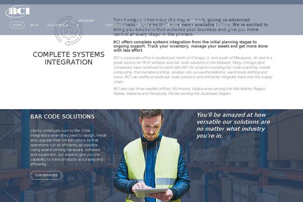 Bci theme site design template sample