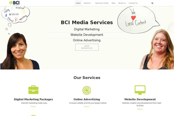DMS theme site design template sample
