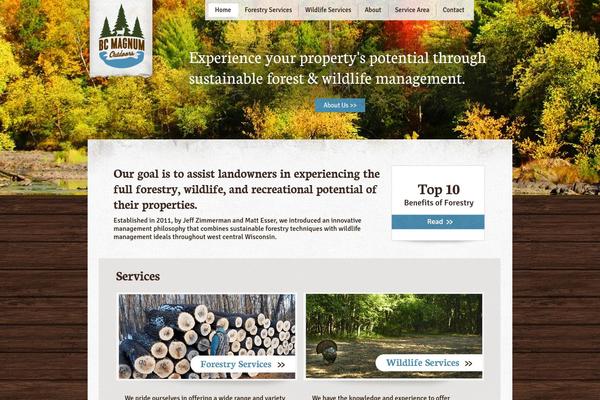 Bc theme site design template sample