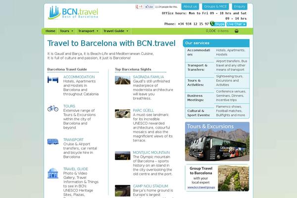 bcn.travel site used Avidvoyagers