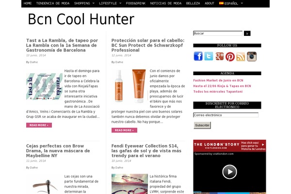 bcncoolhunter.com site used Simplemag