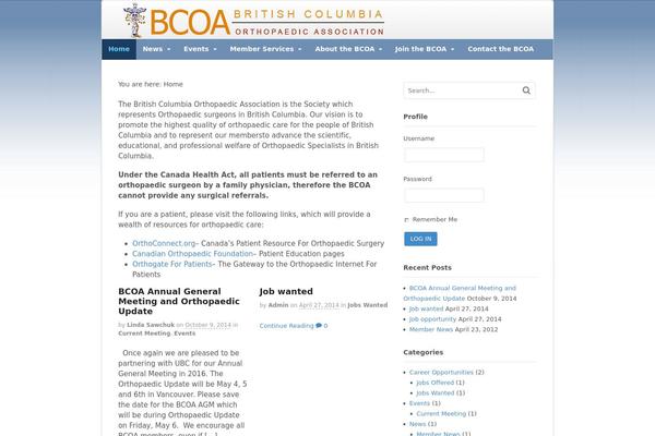 Canvas theme site design template sample