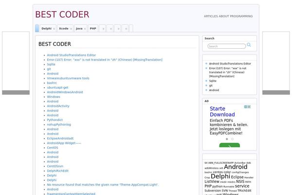 Site using Crayon Syntax Highlighter plugin