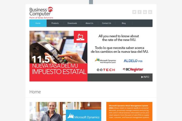 Increase theme site design template sample