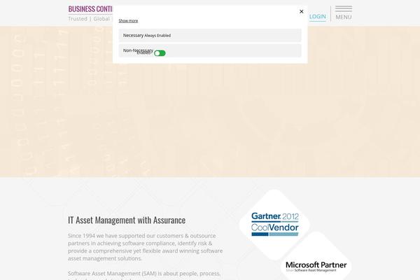 Bcs theme site design template sample