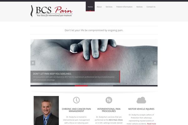 bcspainclinic.com site used Cubismo_theme