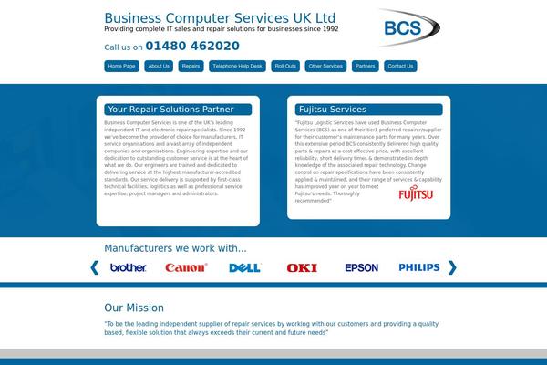 Bcs theme site design template sample