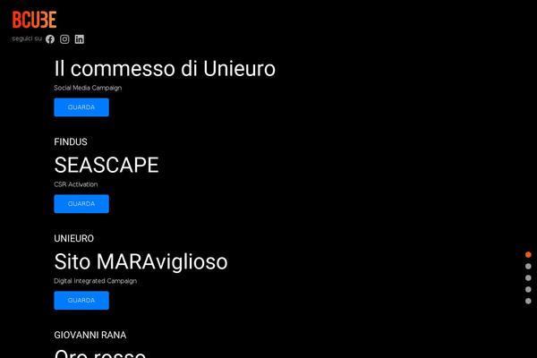 bcubeitaly.it site used Bcube