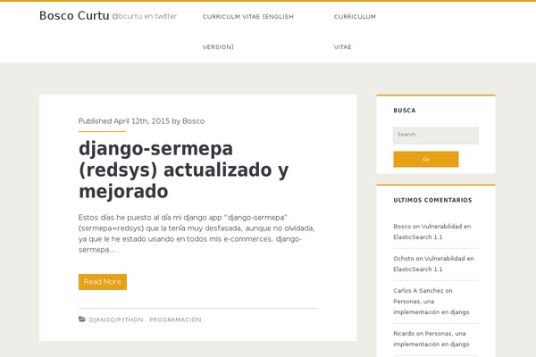 Ignite theme site design template sample